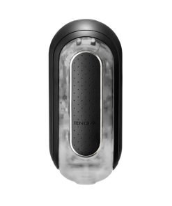 Flip 0-Zero Electronic Vibration Stroker- Black