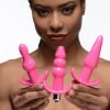 Thrill Trio Anal Plug Set - Pink