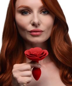 Booty Bloom Silicone Rose Anal Plug - Small