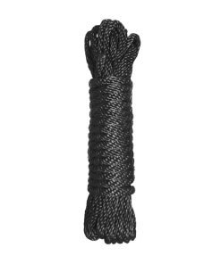 Premium Black Nylon Bondage Rope- 10 Feet