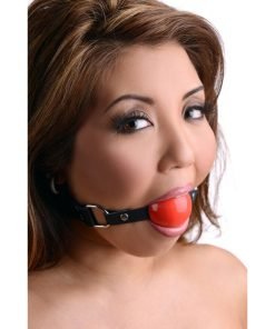 Red Silicone Ball Gag