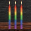 Pride Candles Rainbow Drip Candle Set of 3